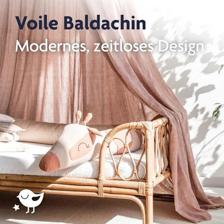 Julius Zöllner Baldachin Betthimmel Voile earth – Bild 3