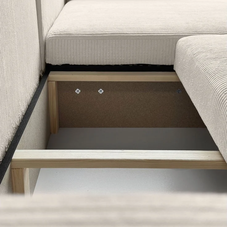 Lookway Ecksofa PRESTIGE L-Form Couch, mit Bettfunktion und Bettkasten – Bild 3