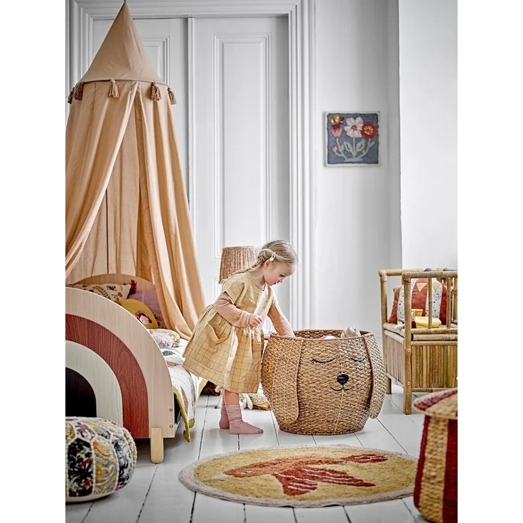 Bloomingville Mini Milus Set 2 Körbe aus Bankuan-Gras hergestellt, in der Farbe: Natur, Maße: 33x27/46x43 cm, 82053634 – Bild 2