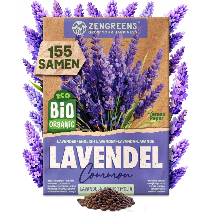 ZenGreens® - Bio Heil- und Teekräutersamen im 10er Set - 10 Heil- und Tee Kräuter Samen für den einfachen Anbau im Garten, Balkon oder Hochbeet - Pflanzensamen - Saatgut – Bild 8