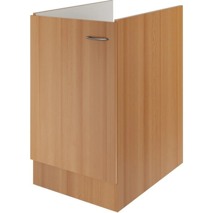 Flex-Well Spülenunterschrank Spülenunterschrank ohne Arbeitsplatte - 50 cm breit - Buche – Namu – Bild 1