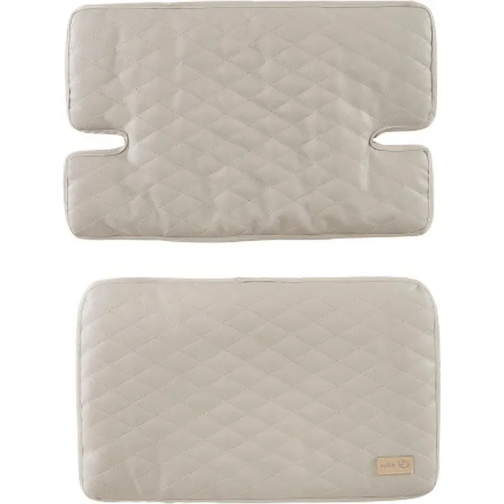 roba Sitzverkleinerer 2-teilig 'Greyish gesteppt' - Zubehör für Hochstuhl 'Nature Up' - Beige