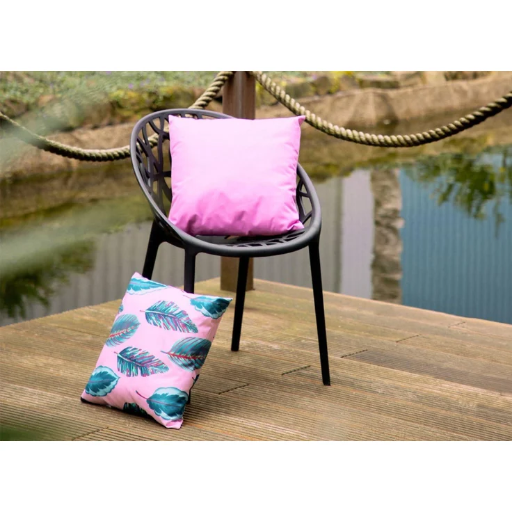 BURI Susanne Design Gartenstuhl 80cm Stapelstuhl wetterfest - Kunststoff Balkonstuhl modern in schwarz oder weiß, bis 150kg Belastbarkeit – Bild 6