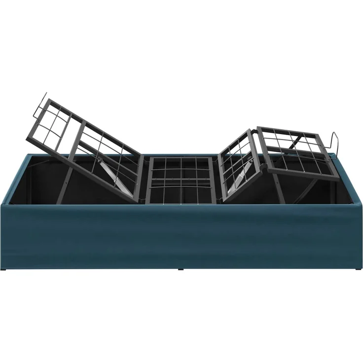 vidaXL Elektrisch verstellbares Bettgestell Blau 200 x 100 x 33,5 cm 42037320 – Bild 7
