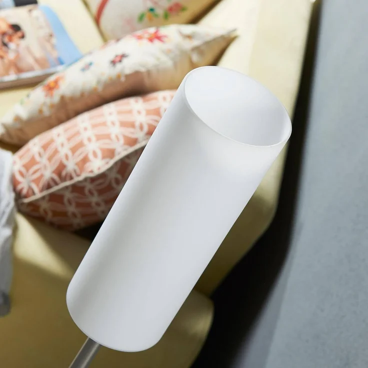 Lindby Stehlampe Vinsta, Glas Weiß IP20, 1 x 40 W – Bild 6