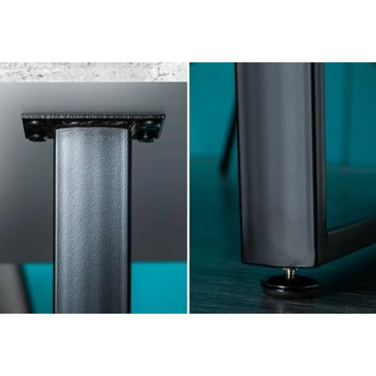 riess-ambiente Esstisch LOFT 160cm grau / schwarz (Einzelartikel, 1-St), Beton-Design · Metall · Kufen-Gestell · bis 6 Personen · Industrial – Bild 7
