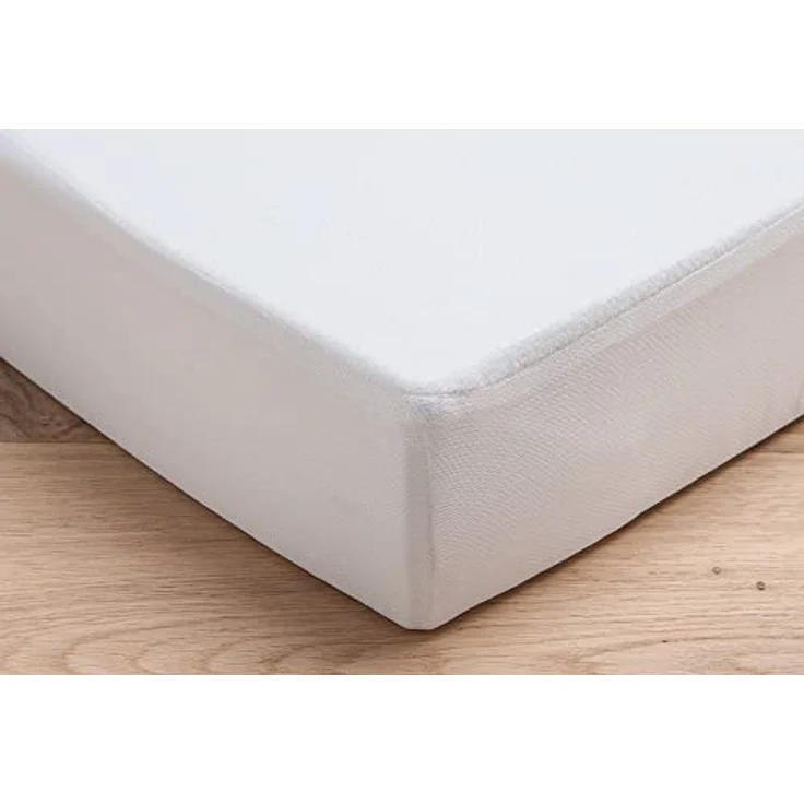 BabyCalin - Matratzenbezug aus Schaumstoff 60x120 cm Weiß, Verpackung kann variieren – Bild 3