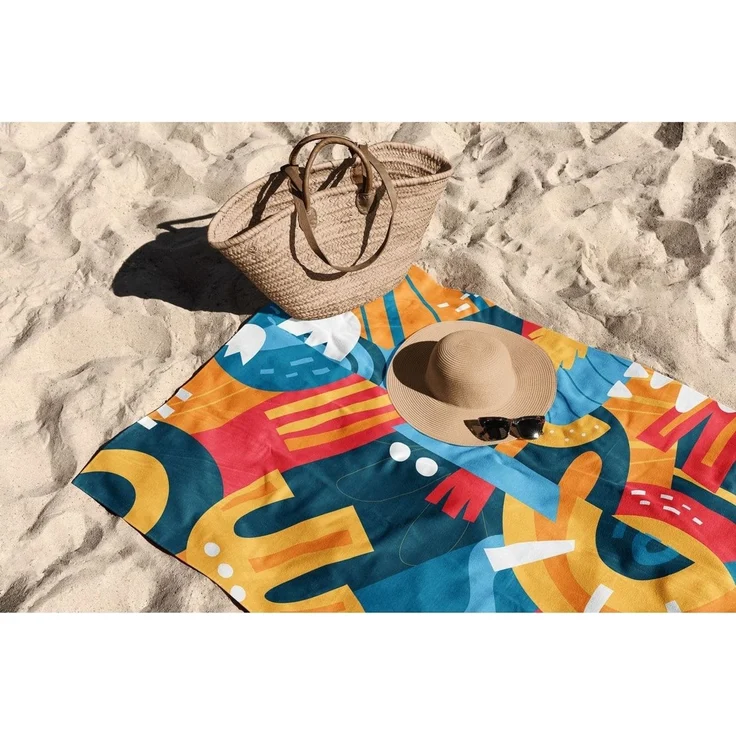 Mijolnir 'Move Like Matisse 70' Strandtuch, Mehrfarbig, 70 x 130 cm – Bild 3