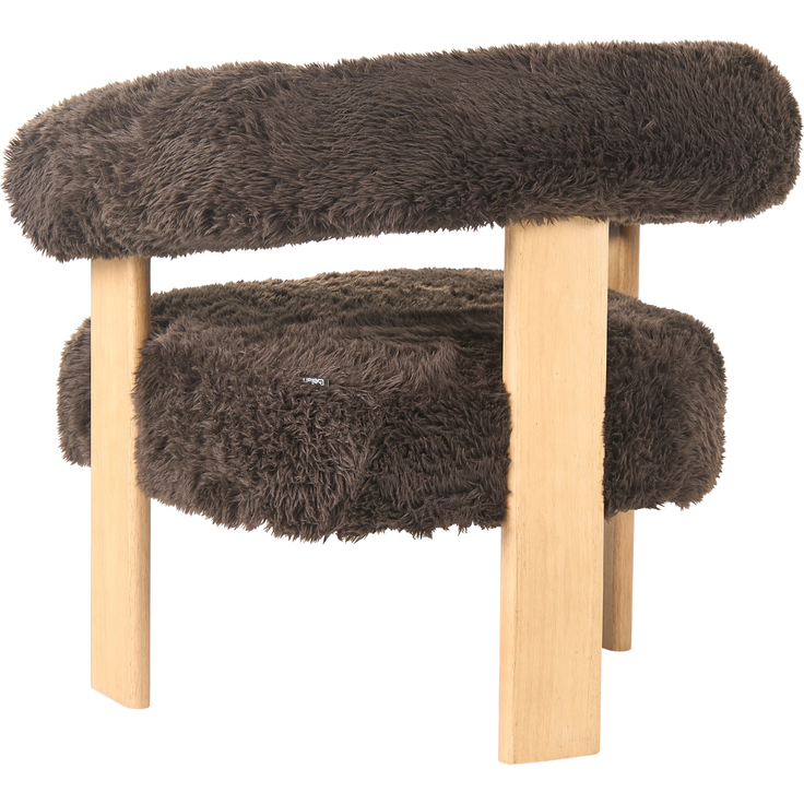 Sofa Set ILBRO Webpelz Dunkelbraun Hellbraun – Bild 7