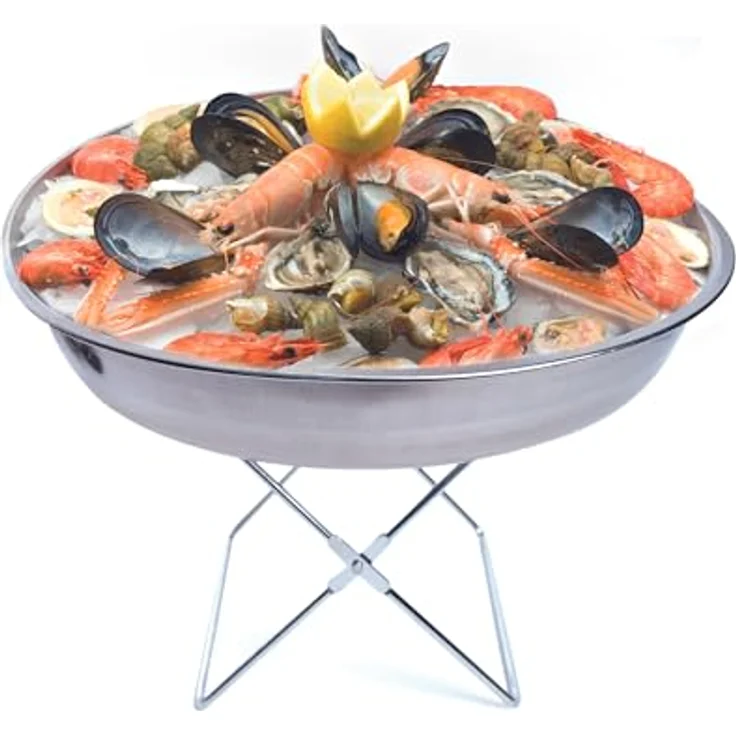 COOK CONCEPT Saveur & Dégustation Meeresfrüchte-Tablett, Stahl, One Size – Bild 9
