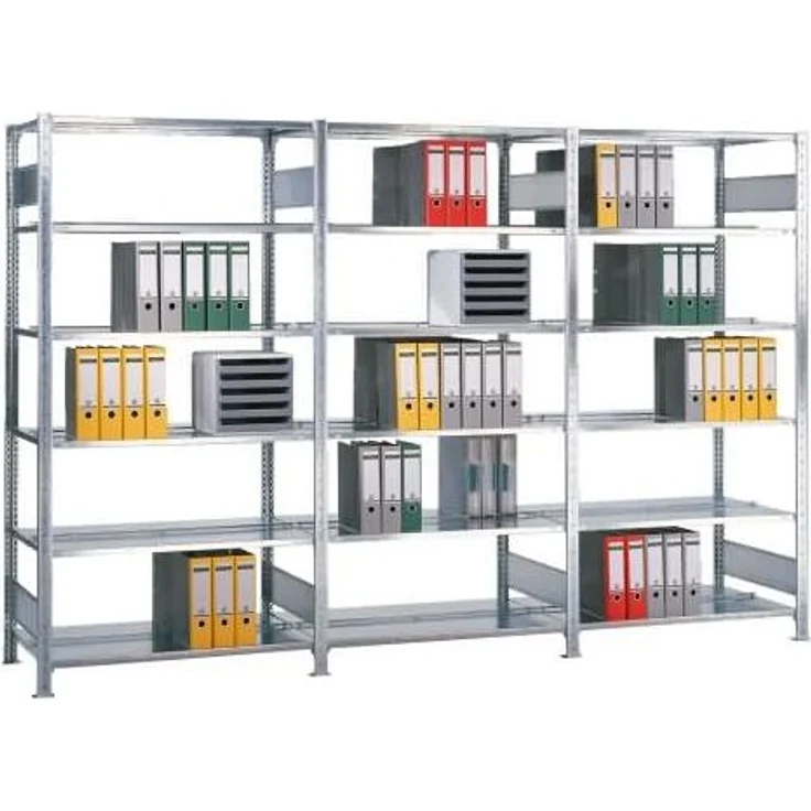 Schulte Regal MULTIplus150 36043 Grund 2.000x1.000x600mm MA lichtgrau – Bild 3