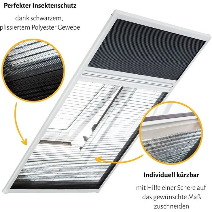 empasa Dachfensterplissee, abdunkelnd, Aluminium-Selbstbausatz – Bild 2