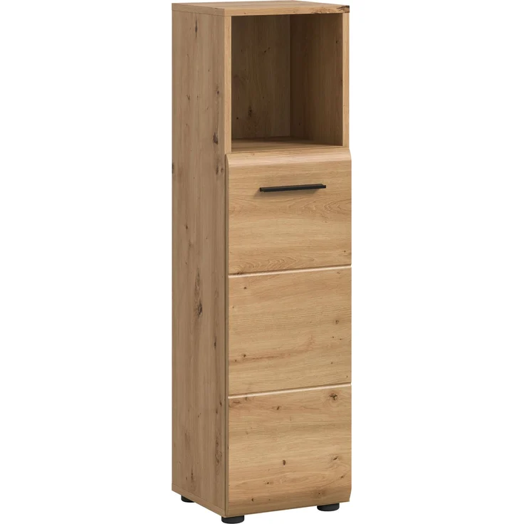 Standschrank hoch (B/H/T: 30x110x30 cm) in Artisan Oak Nachbildung und Artisan Oak Nachbildung – Bild 1