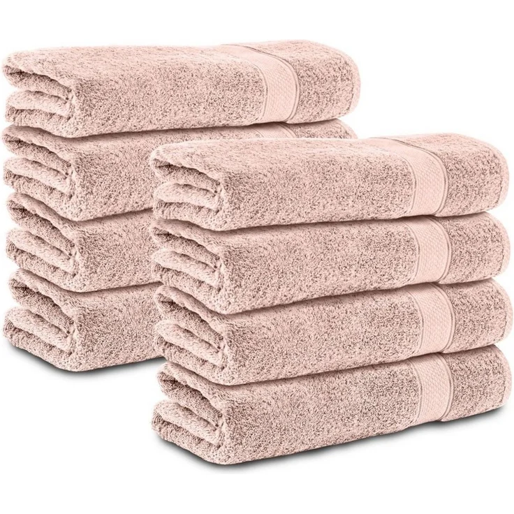 Komfortec Handtuch Set 50x100, Handtücher, Frottee (Packung, 8-St), 100% Baumwolle, Flauschig & Saugfähig, Weich, Towel – Bild 1