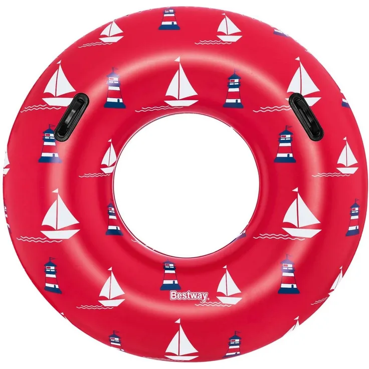 Bestway Luftmatratze Bestway 36353 - Schwimmring Nautical Ø 119 cm - Rot