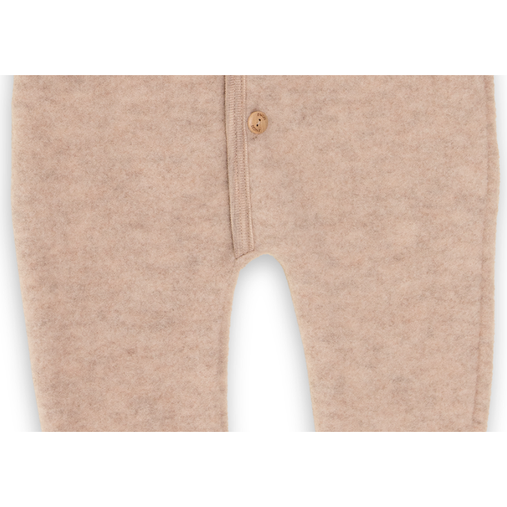 Engel Baby-Overall mit Kapuze, Holzknöpfen und Umschlag – Bild 2