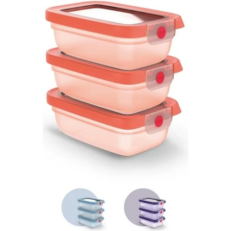 Emsa Frischhaltedose oneClick, Polyprophylen (PP), (Set, 3-tlg), verschlossen mit nur 1 x Klick, 100% dicht, made in Germany – Bild 4