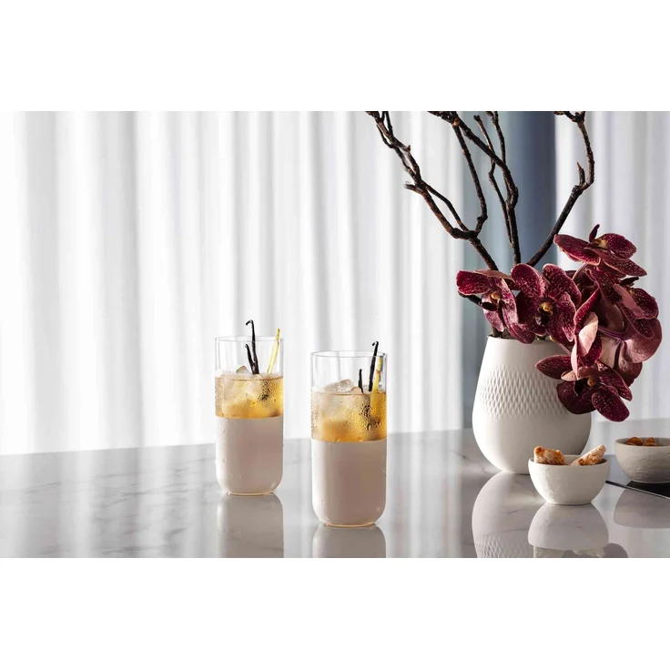 Villeroy & Boch Manufacture Rock Blanc Longdrinkbecher 300 ml 4er Set – Bild 6