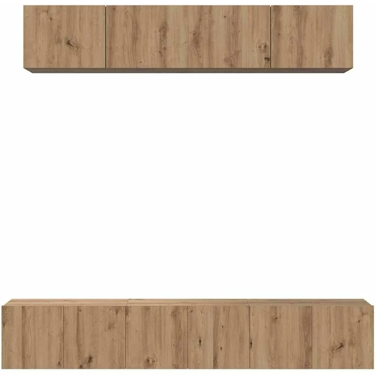 vidaXL TV-Schrankset 5 stk. 80 x 30 x 30 cm Artisan-Eiche 3393215 – Bild 7