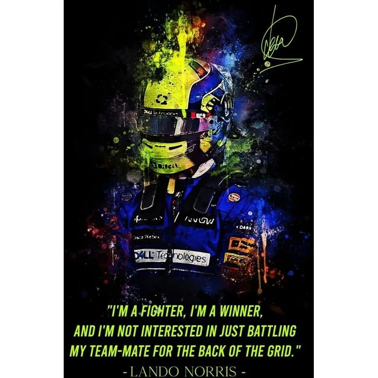 Poster Formel 1 Rennfahrer Legenden Sprüche · Deko Print ohne Rahmen - H / 50x70 cm – Bild 6