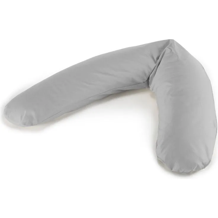 Theraline Stillkissen Komfort 180 cm inkl Bezug Jersey grau