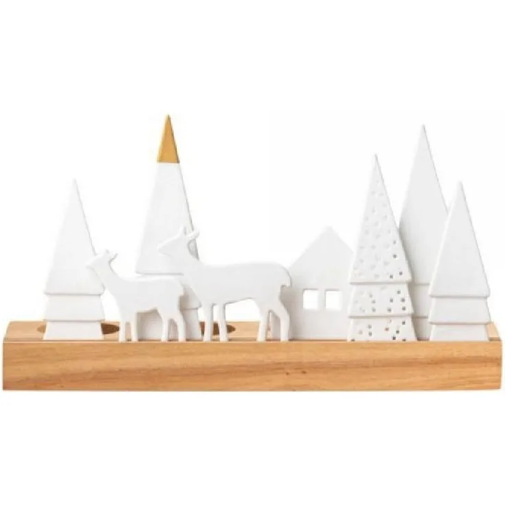 Räder Lichtobjekt Wald 25x7x13,5cm