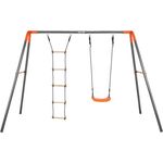 KETTLER 'Combi' Doppelschaukel, grau/orange