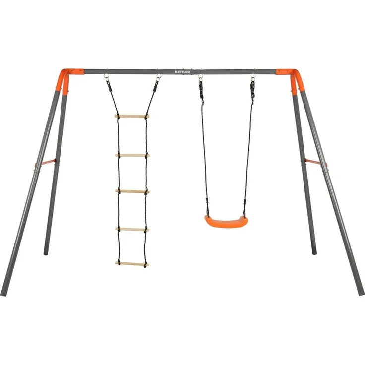 KETTLER 'Combi' Doppelschaukel, grau/orange