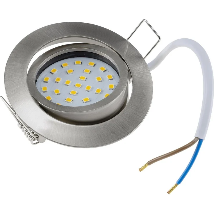 LED-Einbauleuchte "Flat-32dim" warmweiß80x32mm, 5W, 590lm, Edelstahl gebürstet – Bild 2