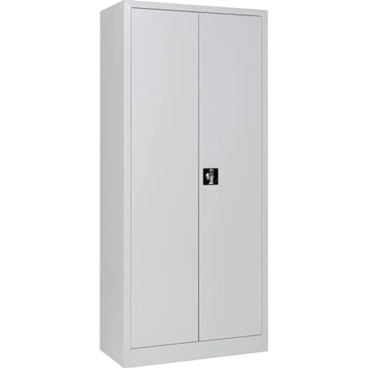 Putzmittelschrank Stahl, 80x38x180 cm, grau – Bild 11