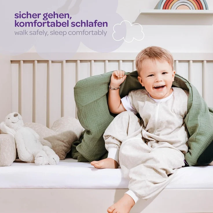 Schlafanzug light TO GO Baumwolle Carota, Größe 104 – Bild 5