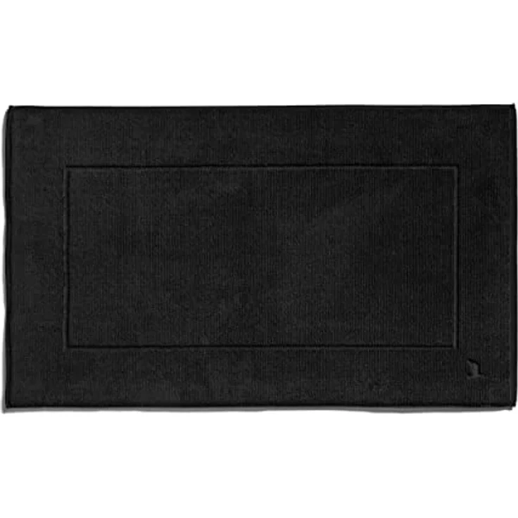 Möve Badematte Superwuschel, hochwertige Badteppich aus reiner Baumwolle, Pflegeleicht, Made in Germany, schwarz, 60x100 cm – Bild 1