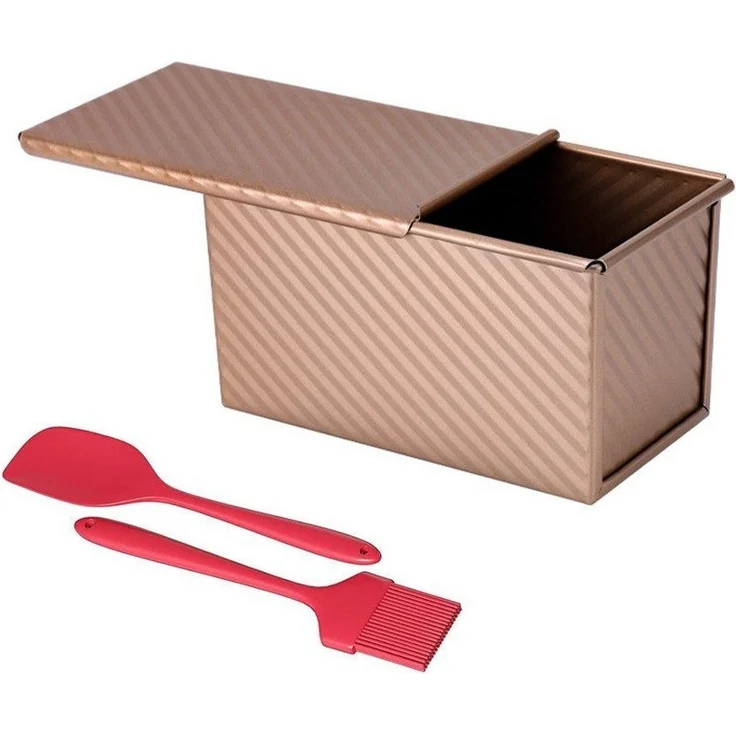 FELIXLEO Brotbackform Antihaft-Brot Toastform mit Deckel für Toast Kuchen, (1-tlg) – Bild 5