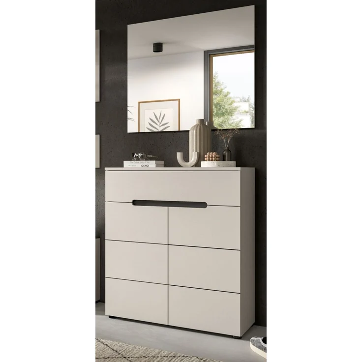 Garderobe Set 2-tlg. Cooper in Kaschmir 80 cm – Bild 1
