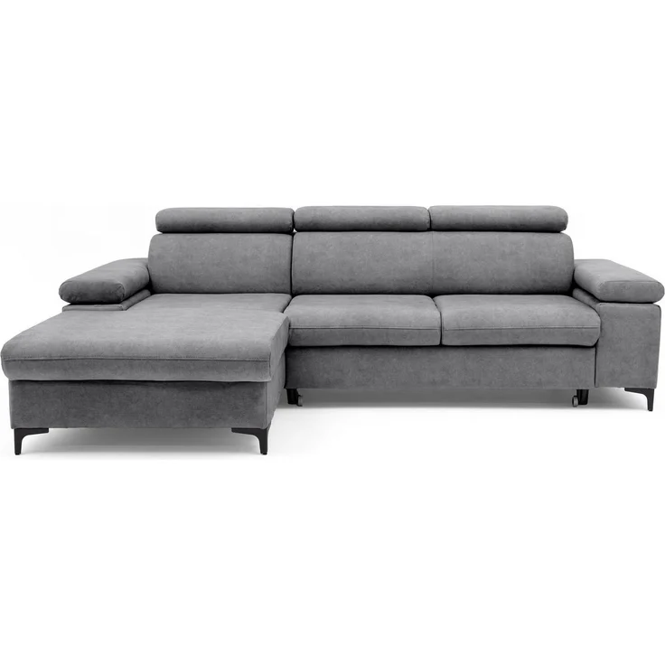 Muffo Ecksofa Ecke mit verstellbaren Kopfteilen MAVIC, Verstellbare Kopfstützen, verstellbare Armlehnen, Einfache Form, Schlaffunktion, Bettzeugbehälter – Bild 5