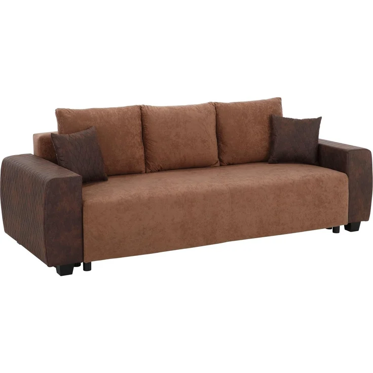 Home affaire Schlafsofa Bella, mit geprägtem Bezug bei Armlehnen – Bild 2