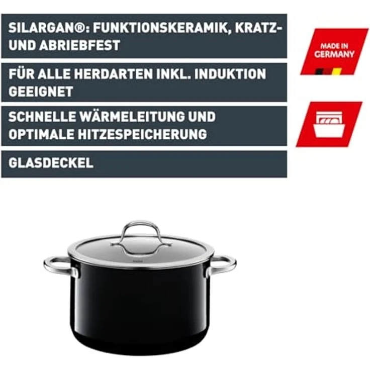 Silit Fleischtopf Passion Black, Silargan®, Made in Germany – Bild 2