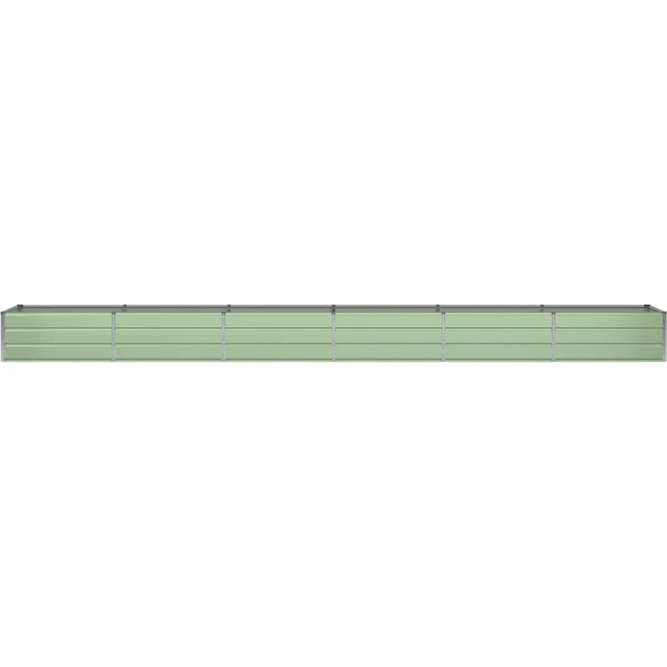 vidaXL Pflanzkübel Grün 600 x 80 x 45 cm Stahl 42018253 – Bild 3