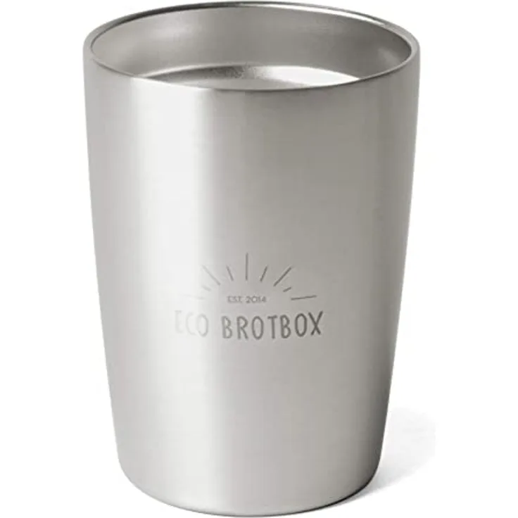 Isolierbecher Eco Cup 350 ml Edelstahl von ECO BROTBOX