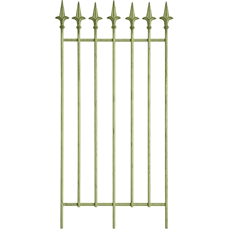 Rankgitter FREYA - 50x0,7x100cm, Metall, Antik-Grün | Rankhilfe Kletterpflanzen Gartendekoration – Bild 4