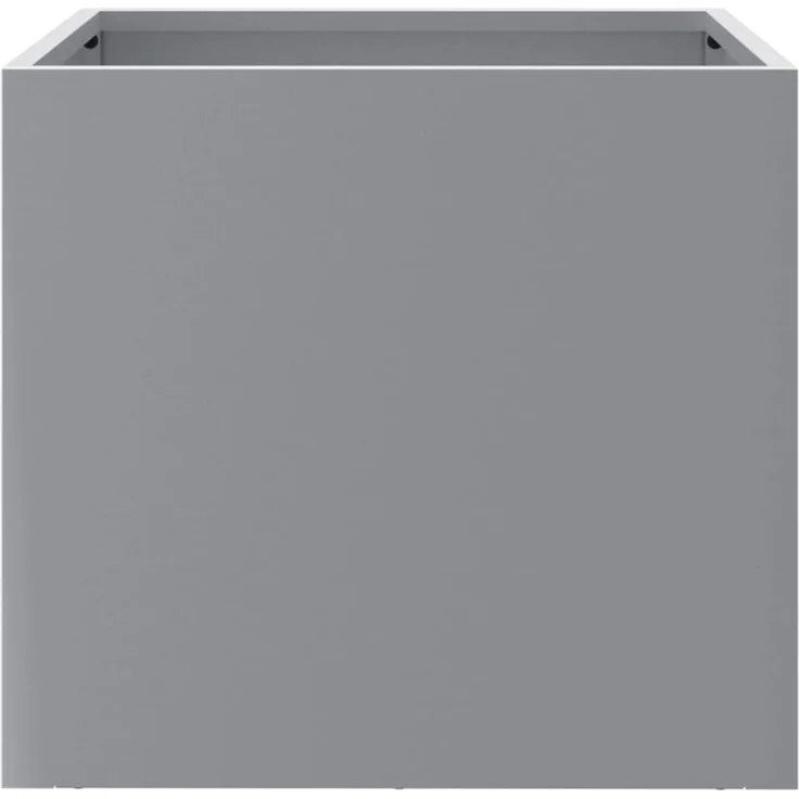 vidaXL Pflanzkübel 2 Stk. Silbern 32x30x29 cm Verzinkter Stahl 841546 – Bild 4
