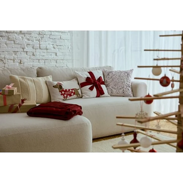 TOM TAILOR HOME Dekokissen 3D Tree, mit schimmernden Lurexgarnen – Bild 5