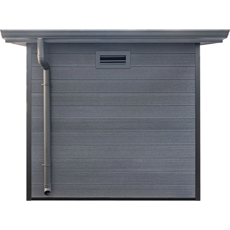 WPC Gartenhaus 2x2 + Pultdach – Style DeLuxe 4,0 m² – Bild 5