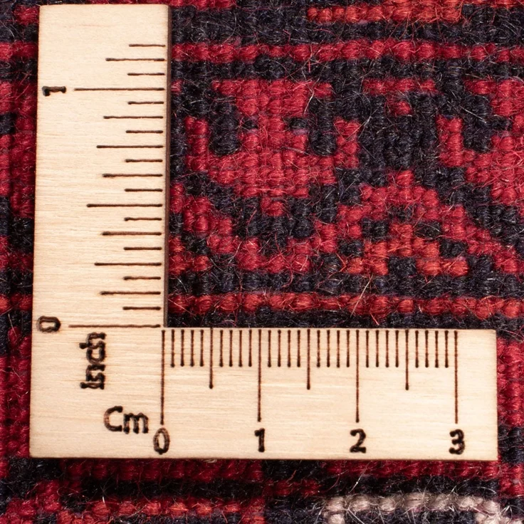 Läufer Afghan - Buchara - 294 x 84 cm - rot – Bild 5