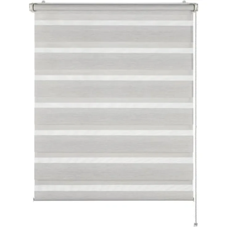 Doppelrollo Tilda hellbeige struktur 75x150 cm