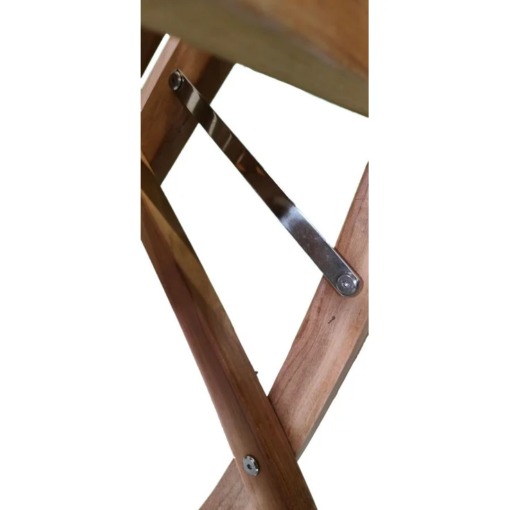 Teakholz Klappstuhl RANTAU ohne Armlehnen – Bild 4