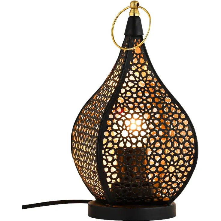 Marrakesch Orient & Mediterran Interior Nachttischlampe Orientalische Deko Tischlampe Nachttischlampe Lampe Bamako, Handarbeit