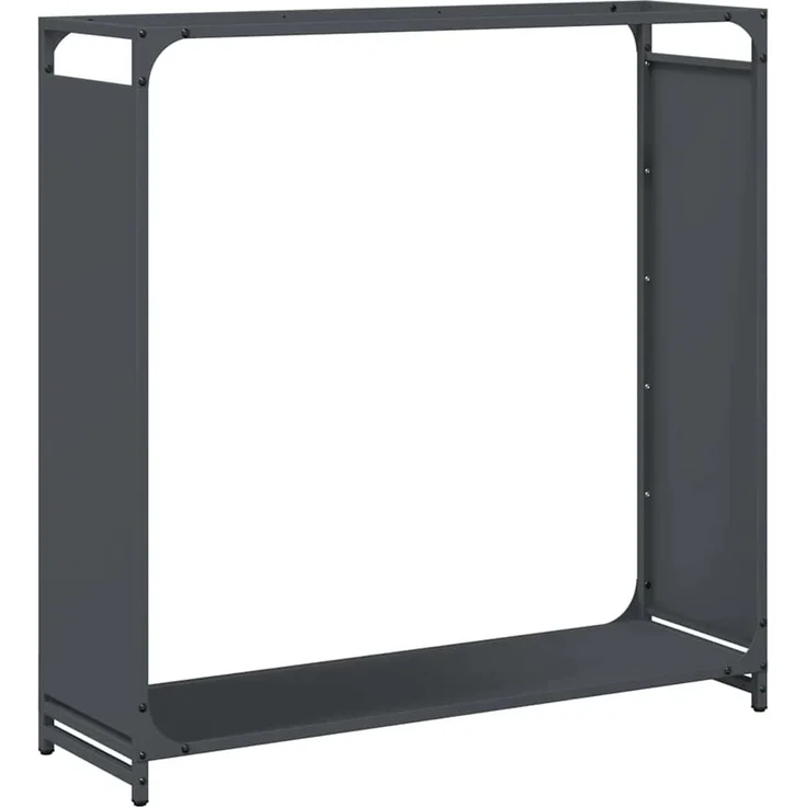 vidaXL Brennholzregal Anthrazit 90x28x90 cm Kaltgewalzter Stahl 864217 – Bild 2