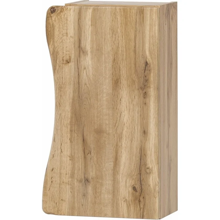 Badezimmer Hängeschrank 30 cm KAHLA-03 mit Baumkantenoptik in Wotan Eiche Nb, B/H/T: ca. 37,5/64/20 cm – Bild 5