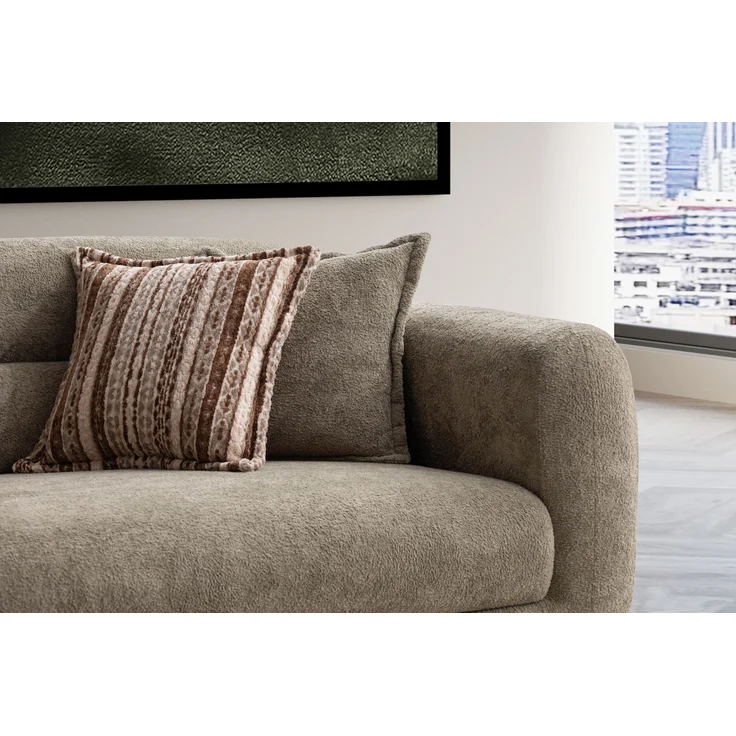 Sitzgruppe/Sofa Set - Wohnzimmergarnitur "Banksia" 3+3+1-Beige – Bild 6